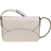 DUDU Mini Borsa a Tracolla Donna in Pelle - Borsa Donna Piccola Elegante Crossbody con Tracolla Regolabile, Compatta, Envelope Grigio perla