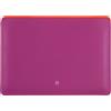 DUDU Custodia PC 13 Pollici in Morbida Pelle, Sleeve Protettiva Colorata Laptop Notebook Macbook 13" Bicolore Design Sottile Fucsia