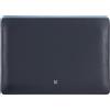 DUDU Custodia PC 13 Pollici in Morbida Pelle, Sleeve Protettiva Colorata Laptop Notebook Macbook 13" Bicolore Design Sottile Navy