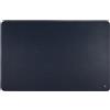 DUDU Sottomano Scrivania Ufficio in Pelle Bicolore CM 61x40, Double-Face Arrotolabile, Antiscivolo Morbido Senza Cuciture Navy