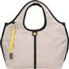 DUDU Borsa Donna a Mano a Tracolla Piccola in Nylon e Pelle - Shopper Leggera con Tracolla Regolabile e Chiusura Magnetica Lino