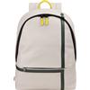 DUDU Zaino in Pelle per Uomo Donna - Design Ispirato al Tennis, Zaino Porta PC o MacBook, Schienale Traspirante e Spallacci Imbottiti Perla
