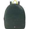DUDU Zainetto Donna Colorato Estivo in Pelle Morbido Zaino Multicolor con Doppia Cerniera Zip Mangrove