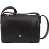 DUDU Borsa Bauletto a Tracolla da Donna in Pelle - Borsa Elegante, Piccola con Tracolla Regolabile per Ogni Occasione Black nude