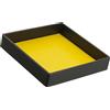 DUDU Svuotatasche in Pelle Colorato di Design da Ingresso Porta Oggetti con Scatola Regalo Nero