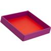 DUDU Svuotatasche in Pelle Colorato di Design da Ingresso Porta Oggetti con Scatola Regalo Fucsia
