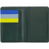 DUDU Porta passaporto pelle e carte di credito RFID multicolore Mangrove