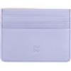 DuDu Porta carte di credito colorato in pelle Nappa 6 tasche DUDU Provence lilac
