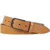 DUDU Cintura da Uomo in Pelle Cuoio Vegetale, Made in Italy, H 35mm, Cintura Morbida e Resistente di Alta Qualità Cuoio