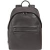 DUDU Zaino in Pelle Uomo Donna Porta PC fino a 15,6" MacBook 16 Pollici, Zaino da Viaggio 20 Litri, Zaino Ufficio Lavoro dal Design Essenziale Elegante Antracite