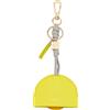 DUDU Portachiavi per AirTag in Pelle, Custodia Compatibile Apple Air Tag, Portatile, con Moschettone Citrus yellow