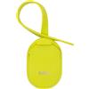 DUDU Custodia per Apple AirTag con Laccetto in Vera Pelle Colorata, Ideale per Borsa, Zaino, Valigia e Accessori Lime