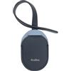 DUDU Custodia per Apple AirTag con Laccetto in Vera Pelle Colorata, Ideale per Borsa, Zaino, Valigia e Accessori Navy