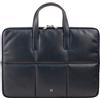 DUDU Borsa Porta PC Donna 14 Pollici con Tracolla in Pelle Trapuntata Imbottita, Porta Laptop Notebook MacBook fino a 14", Cartella Borsa Sleeve Elegante Navy