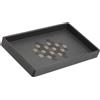 DUDU Vassoio Portaoggetti in Legno Rivestito in Vera Pelle, Vassoio Decorativo per la Casa, 27 x 15 cm, Accessorio di Home Design Anthracite Mosaic