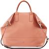 DUDU Borsa a Tracolla Spalla Elegante Donna in Vera Pelle, Borsa a Mano con Due Manici e Cerniera Zip Rosa flamingo
