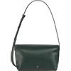 DUDU Borsa Tracolla Piccola Donna in Pelle Morbida, Borsa a Spalla, Chiusura a Cerniera, Borsetta da Sera Elegante Moda Città Fashion Mangrove