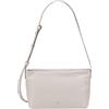 DUDU Borsa Tracolla Piccola Donna in Pelle Morbida, Borsa a Spalla, Chiusura a Cerniera, Borsetta da Sera Elegante Moda Città Fashion Perla