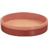 DUDU Svuotatasche da Ingresso Rotondo in Pelle, Vassoio Piccolo da 16cm Multicolore di Design, Oggetto Decorativo di Casa Cannella