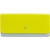DUDU Custodia Porta Occhiali da Vista e Occhiali da Sole in Vera Pelle Morbida con Chiusura Magnetica, Astuccio Portaocchiali Colorato Lime