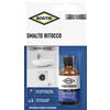 BOSTIK Smalto ritocco con applicatore a pennello specifico per riparare graffi, scheggiature e danni su vasche da bagno, lavelli, Colore Bianco