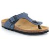 GRÜNLAND il benessere è naturale GRUNLAND JUNIOR Ciabatta Infradito in Sughero CB0927 Blu 33