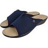 Fly Flot Atella, Ciabatte Donna in Rete Elastica Aperte, Sottopiede Imbottito in Pelle, Blu, 41