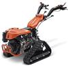 Deleks Motocoltivatore professionale cingolato reversibile multi-attrezzo diesel