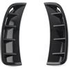 AKPOUYC cofano turbo laterale Copertura Presa D'Aria Finta Misura Per Benz Classe A A35AMG A220 A200 A250 W177 2019 2020 Auto Anteriore ABS Air Vent Hood Lato Parafango trim Decorativo(Gloss Black)
