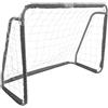 Idena 40397 - Porta da calcio in metallo, dimensioni ca. 124 x 96 x 61 cm, porta per uso esterno e interno, incl. 4 picchetti, attrezzi e istruzioni