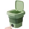 Generico Washing Machines Pieghevole - Mini Rondella Pieghevole, Secchio Per Lavanderia Portatile | Macchina Per La Pulizia Calzino Delle Dimensioni Di Viaggio, Rondella Di Secchio Automatica Efficiente,