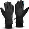WESTWOOD FOX Guanti Invernali Impermeabili per Uomo e Donna, Guanti da Sci Caldi e Antivento, Touchscreen, Guanti Antiscivolo per Ciclismo, Snowboard, Escursionismo, Corsa, Guida e Sport all'Aria
