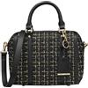 Geox Borsa da donna D Zene S A, Nero/Oro
