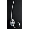 Illuminando NEBULA APPLIQUE MODERNA IN METALLO CROMATO LED 10W LUCE 3000K ALTEZZA CM 45