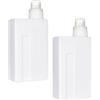 HAKIDZEL Bottiglie Vuote Ricaricabili da 2 Pezzi per Gel Doccia e Detersivo Liquido, Flaconi Resistenti da 1000 Ml per Lavanderia e Uso in Casa