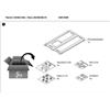 Nice CBIPLERB6 kit retrofit 4 Piastre di Adattamento per Robus 400/600/600 HS