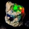 OPAL EMPIRE Ethiopian Natural Fire Opal Nero Opale Pietra Gemma Grezza 12 Ct 22x15 mm