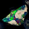 OPAL EMPIRE Fire Opal Pietra Gemma Grezza Etiopia Naturale Nera Opale Secco 11 Ct 20x11 mm