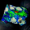 OPAL EMPIRE Pietra Naturale Opale Fire, Opale Nero Grezzo Etiopia 6.2 Ct 20x14 mm