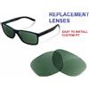 newpolar lenti polarizzate di ricambio newpolar per oakley sliver green g15