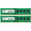 D DUOMEIQI 16GB kit 2x8GB DDR3 1600MHz 8GB PC3-12800u 2RX8 DDR3 12800 DIMM RAM UDIMM Memoria 1.35V 240-Pin CL11 Unbuffered Non-ECC Desktop