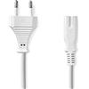 Nedis Cavo di alimentazione Conec tor Europeo - IEC-320-C7, 2,0 m, bianco