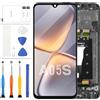 LADYSON Schermo LCD di ricambio per Samsung Galaxy A05S, display LCD da 6,7 pollici per Samsung A05s SM-A057G SM-A057F SM-A057M Digitizer Touch Screen Assembly Kit di riparazione con strumenti (nero con