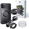 SP CONNECT Moto Bundle II con modulo anti-vibrazione | SPC+ | per iPhone 11 Pro/XS/X supporto per cellulare per moto ciclomotore | accessori per tutti gli smartphone come iPhone Samsung