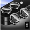 Kucheed Proteggi Obiettivo Fotocamera per Samsung Galaxy Z Flip 7, Allineamento Automatico Singoli Anelli in Lega di Alluminio, Proteggi Schermo per Fotocamera in Vetro Temperato