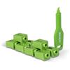 LINDY SFP - Serrature per Porte (10 Pezzi) con Chiave, Colore: Verde