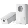 STRONG AV1000 Kit Powerline WiFi con Pass-Through, WiFi AC1200 Dual Band Type F, Ripetitore Powerline Ethernet HomePlug AV2, Plug & Play con Tasto Pair, Porte Gigabit, per Streaming Video 3D/4K