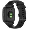 RuenTech, cinturino di ricambio compatibile con Umidigi Uwatch3 GPS, cinturino di ricambio per Umidigi Uwatch3 GPS, cinturino di ricambio in silicone, accessorio (nero)