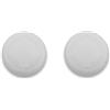 THLMT 2 pezzi di cappucci per joystick compatibili con Steam Controller 2, cappucci in silicone antiscivolo per levette delle console di gioco, ricambio per pulsanti delle levette (bianco trasparente)