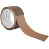 Nastro adesivo da imballo Q-Connect 50 mm x 66 m Avana - svolgimento rumoroso - conf. 6 pezzi - KF27010